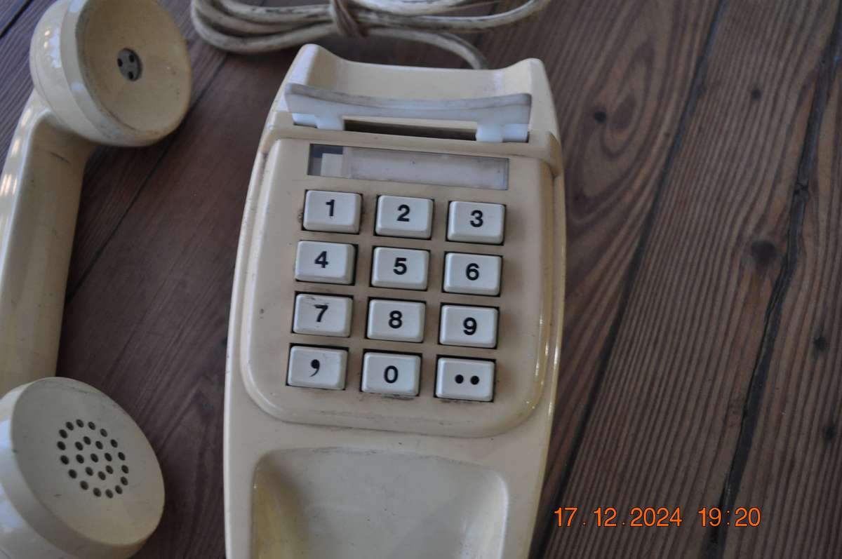 Vintage Push Button Phone