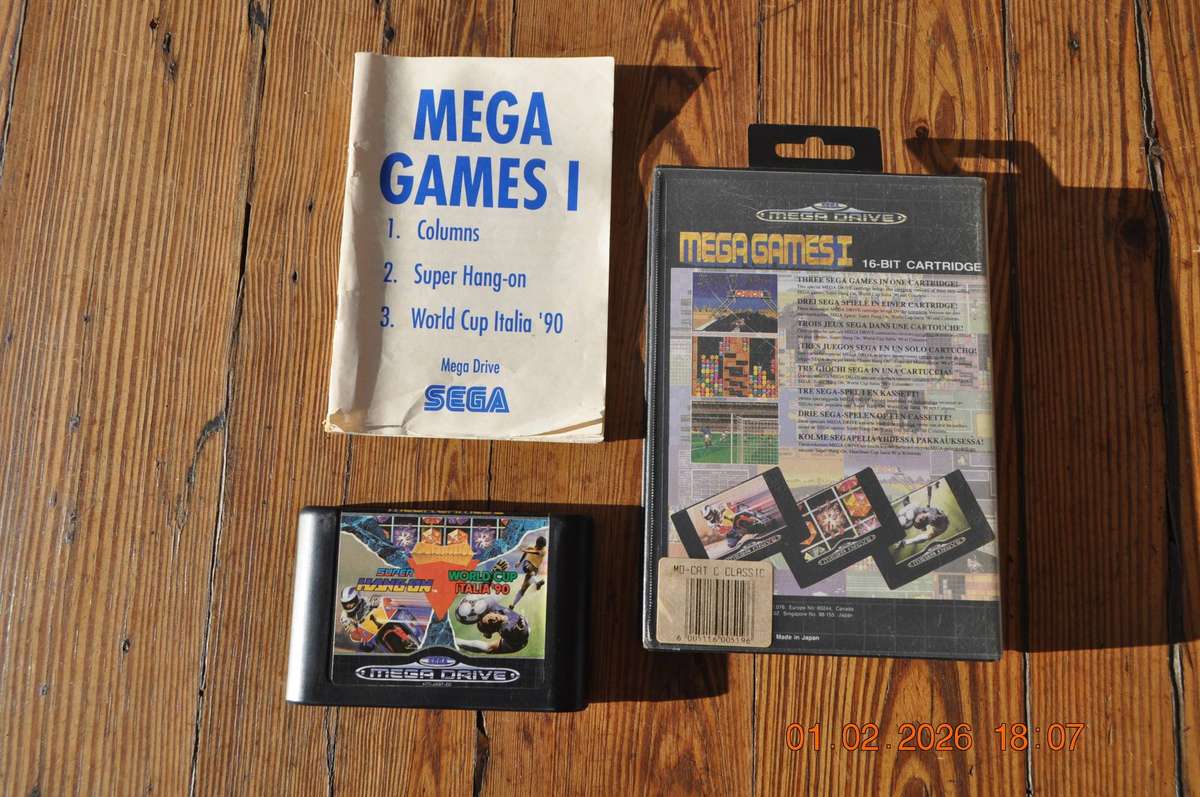 Mega Games I (3 in one) Sega Mega Drive Vintage Game