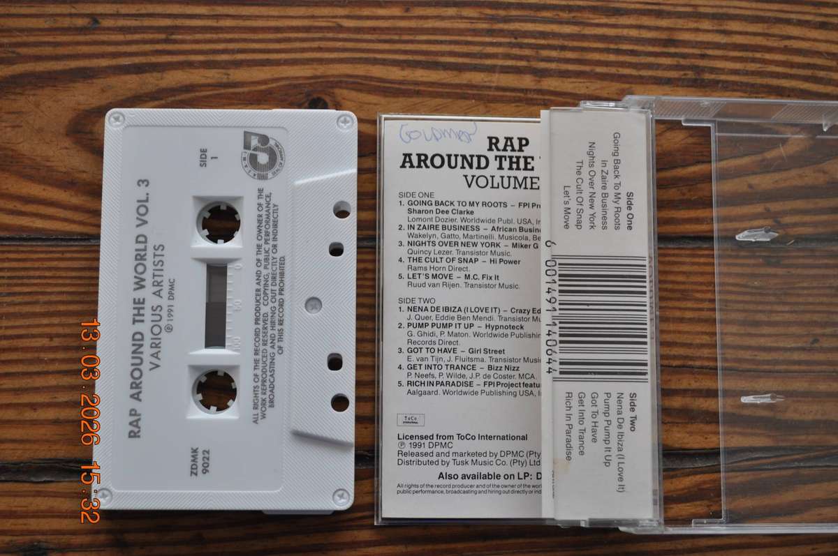 Rap Around The World - Volume 3 : Various (Cassette)