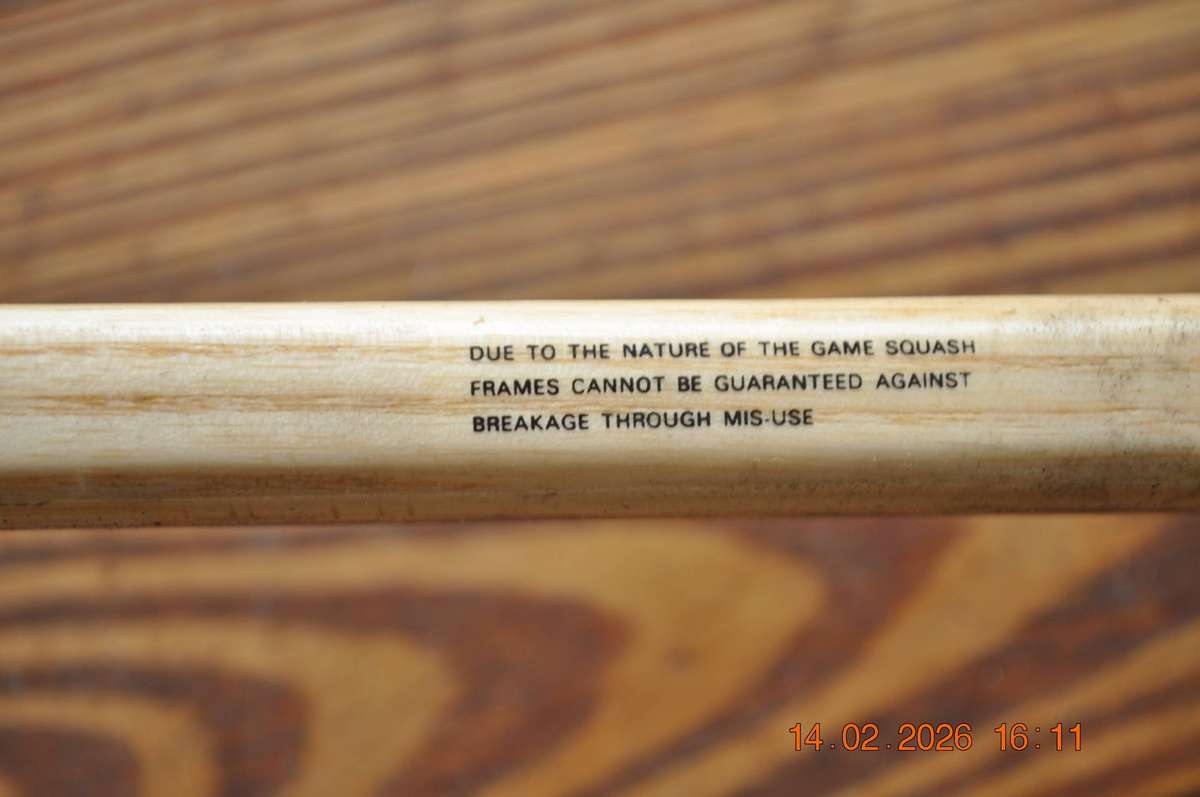 Vintage Grays Wooden Squash Rackets