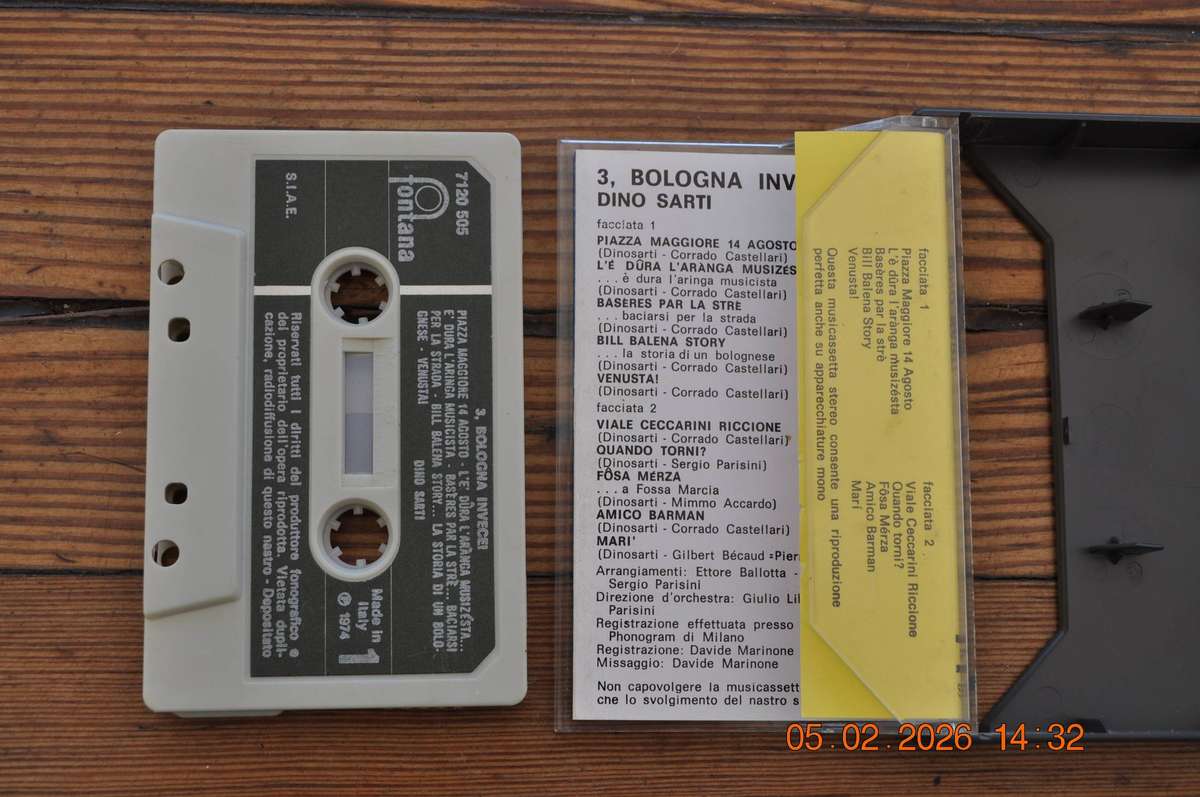 Dino Sarti - Bologna Invece! 3 (Cassette)