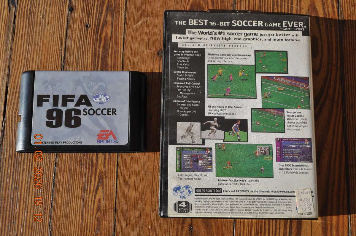 Fifa Soccer 96 Sega Vintage Game