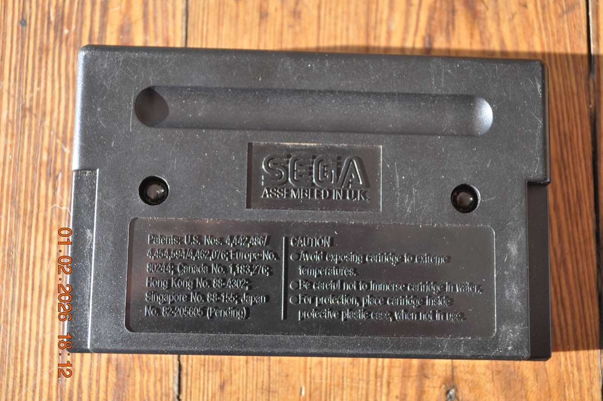 Earth Worm Jim Sega Mega Drive Vintage Game