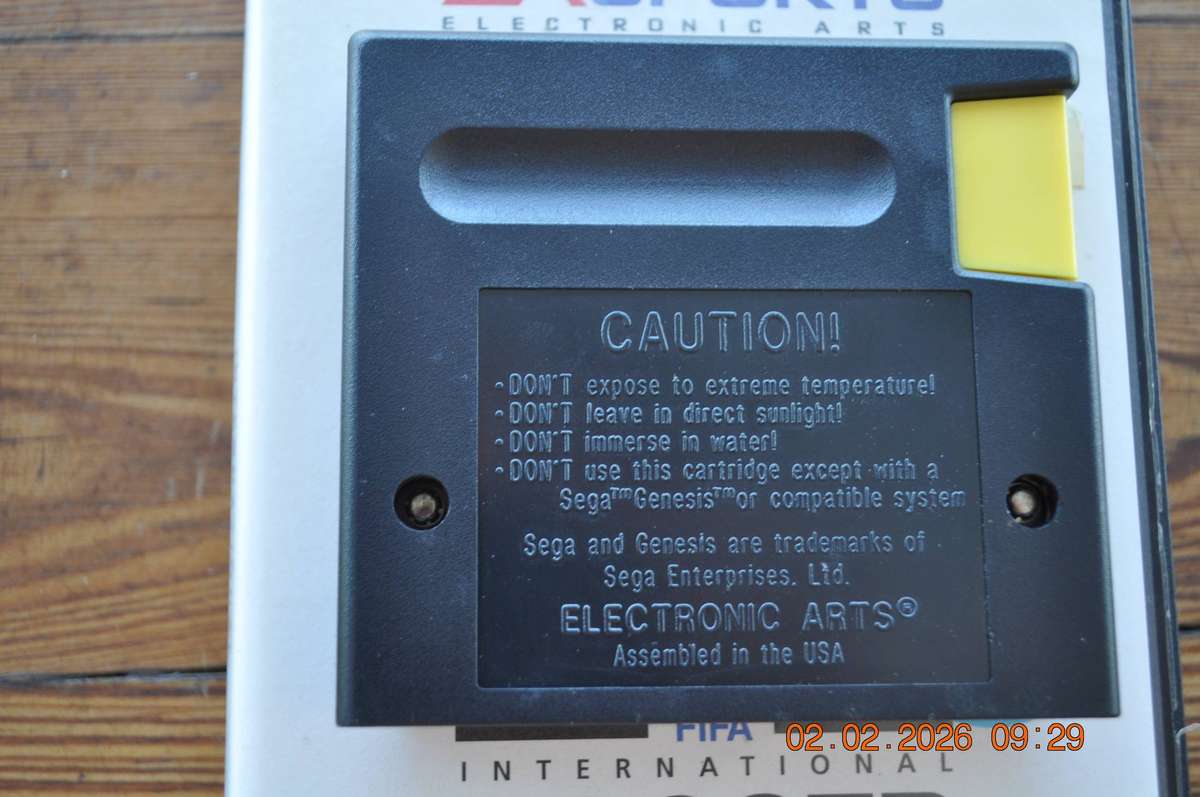 Fifa International Soccer Sega Mega Drive Vintage Game