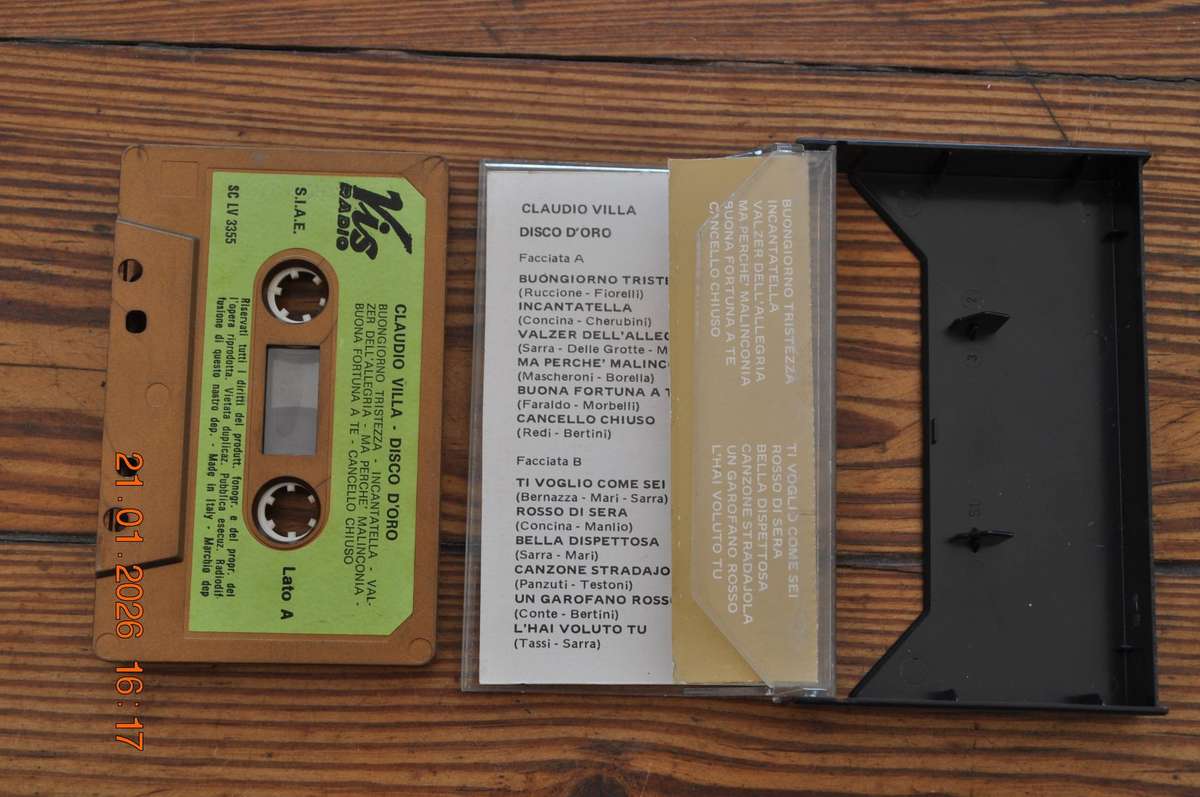 Claudio Villa - Disco D'Ouro (Cassette)