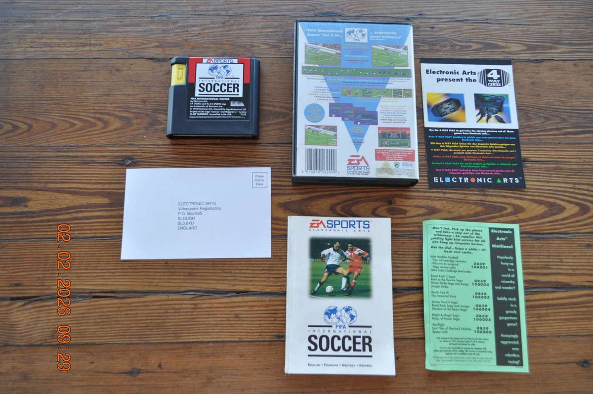 Fifa International Soccer Sega Mega Drive Vintage Game