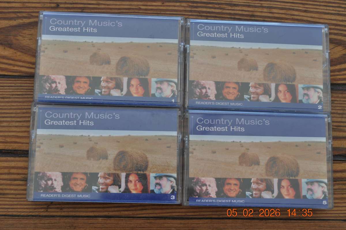 Country Music's Greatest Hits - Various (4 x Cassettes)