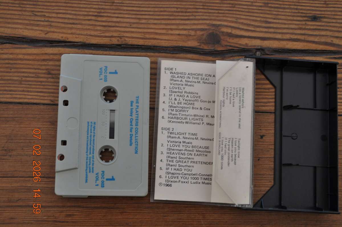 The Platters - The Platters Collection : Vol 1 (Cassette)