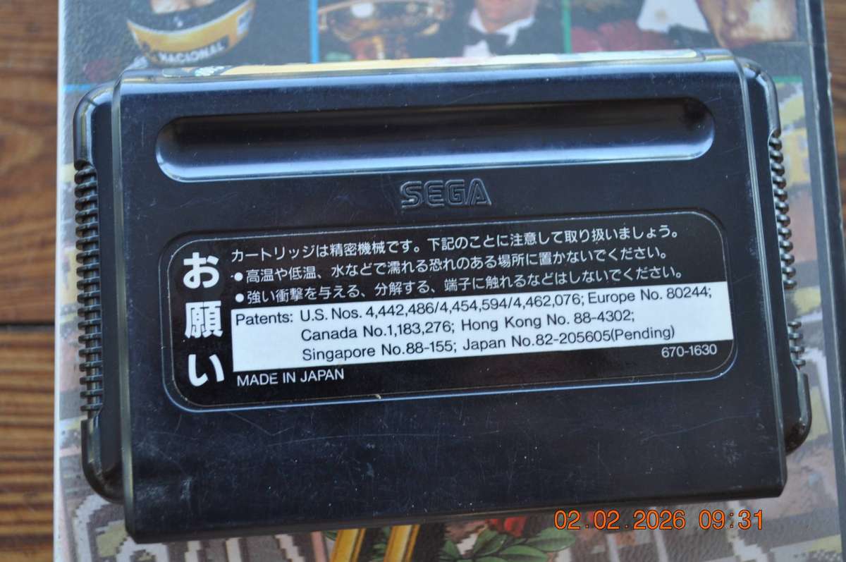Ayrton Sennas Super Monaco GP II (japanese) Sega Mega Drive Vintage Game