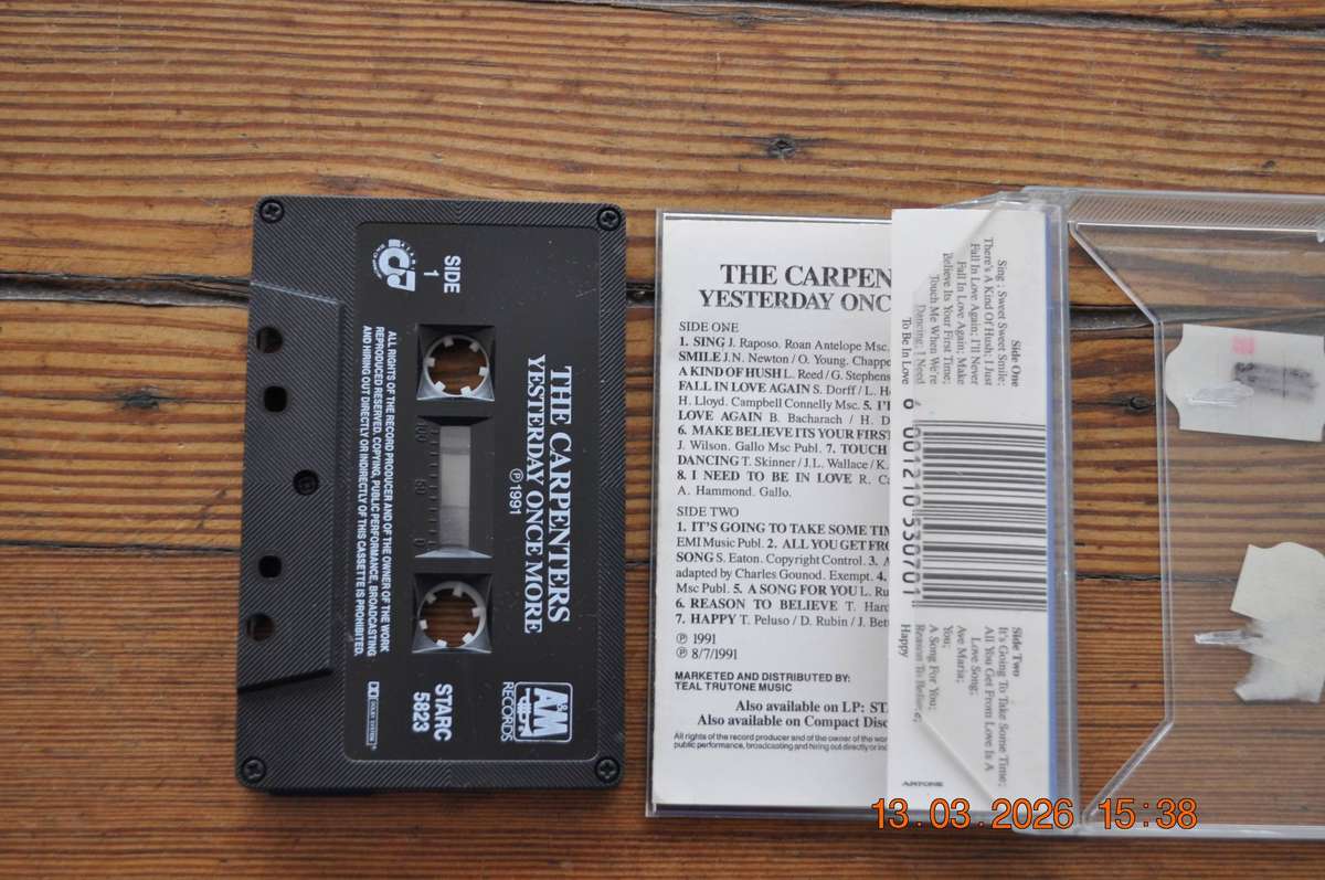 Carpenters - Yesterday Once More (Cassette)