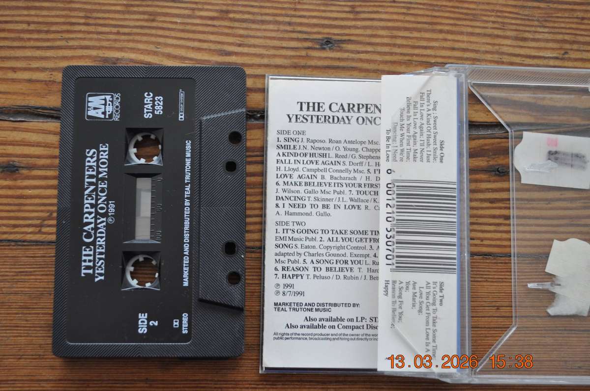 Carpenters - Yesterday Once More (Cassette)