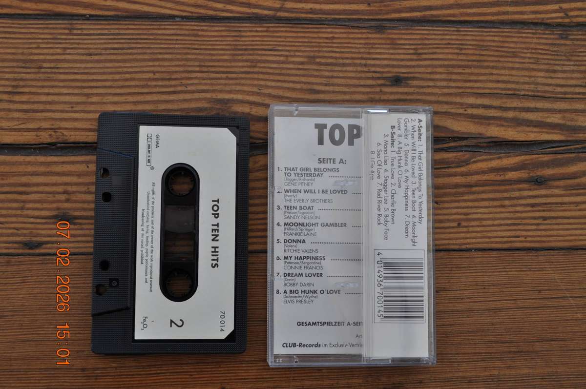 Top 10 Hits - Various (Cassette)