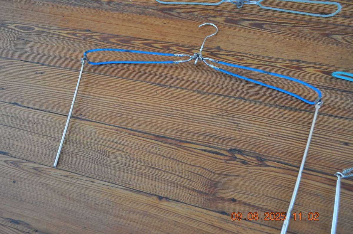 Vintage Foldable Coat Hangers x 9