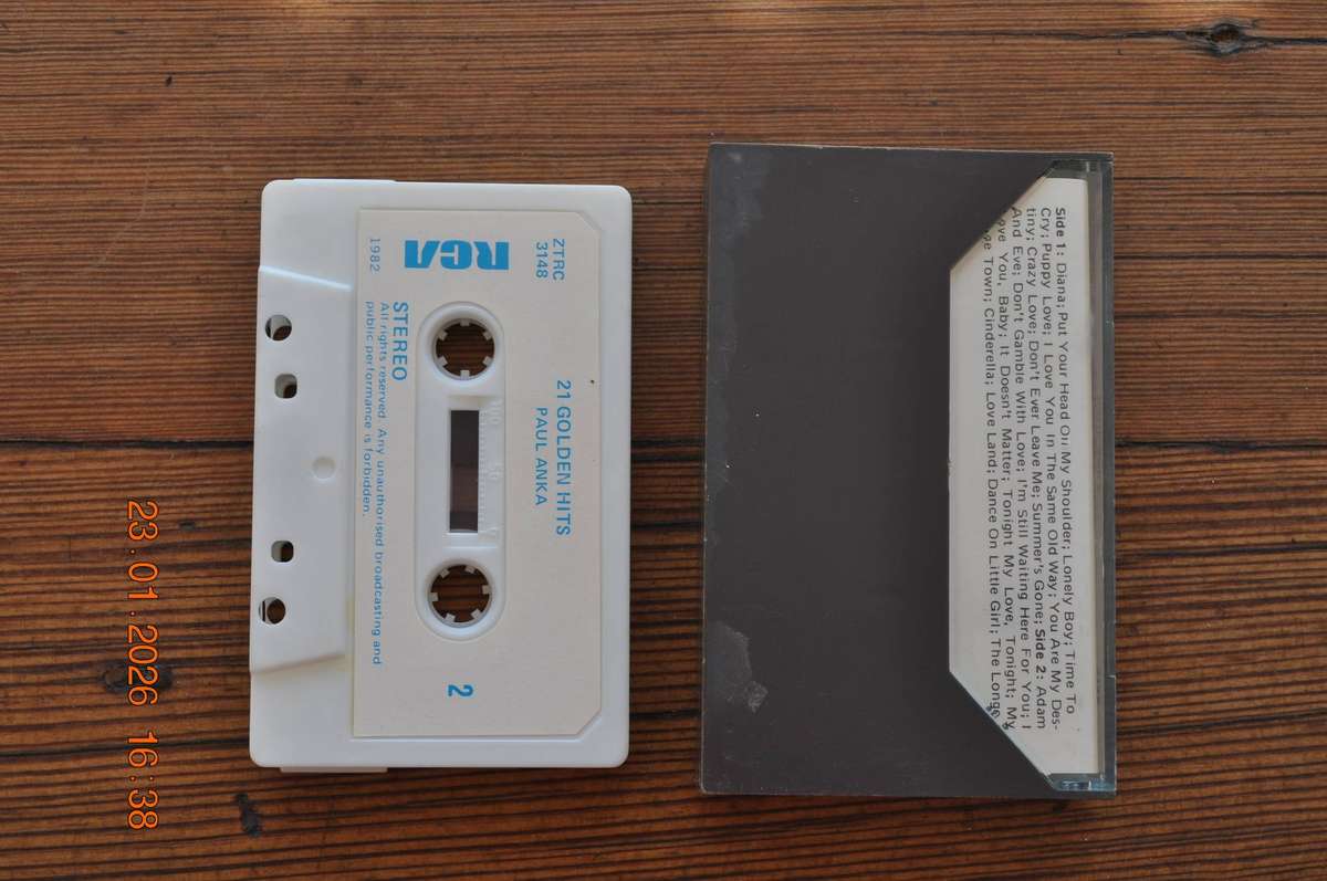 Paul Anka - 21 Golden Hits (Cassette)
