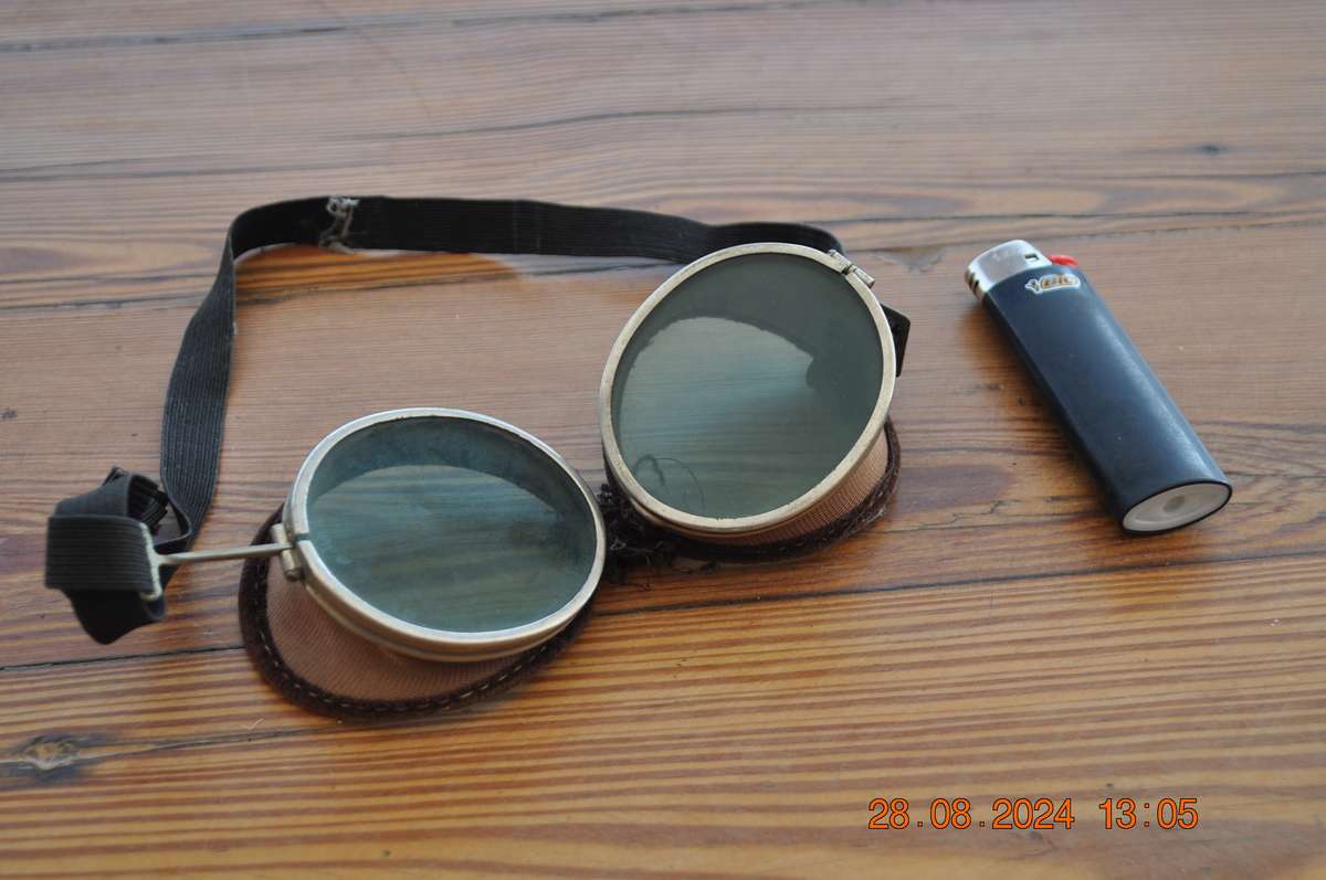 Vintage Motorcycle Safety Glasses
