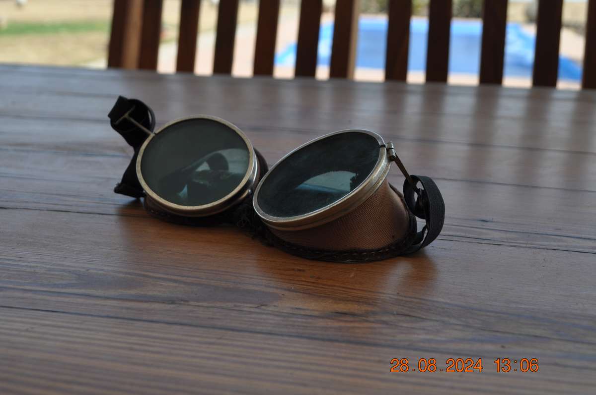 Vintage Motorcycle Safety Glasses