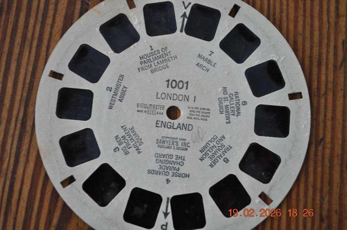Vintage View-Master Reels London I and II