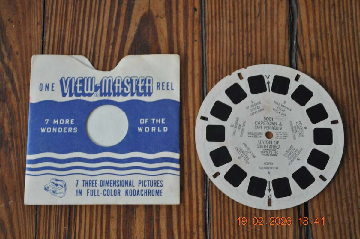Vintage View-Master Reel Cape Town and Cape Peninsula