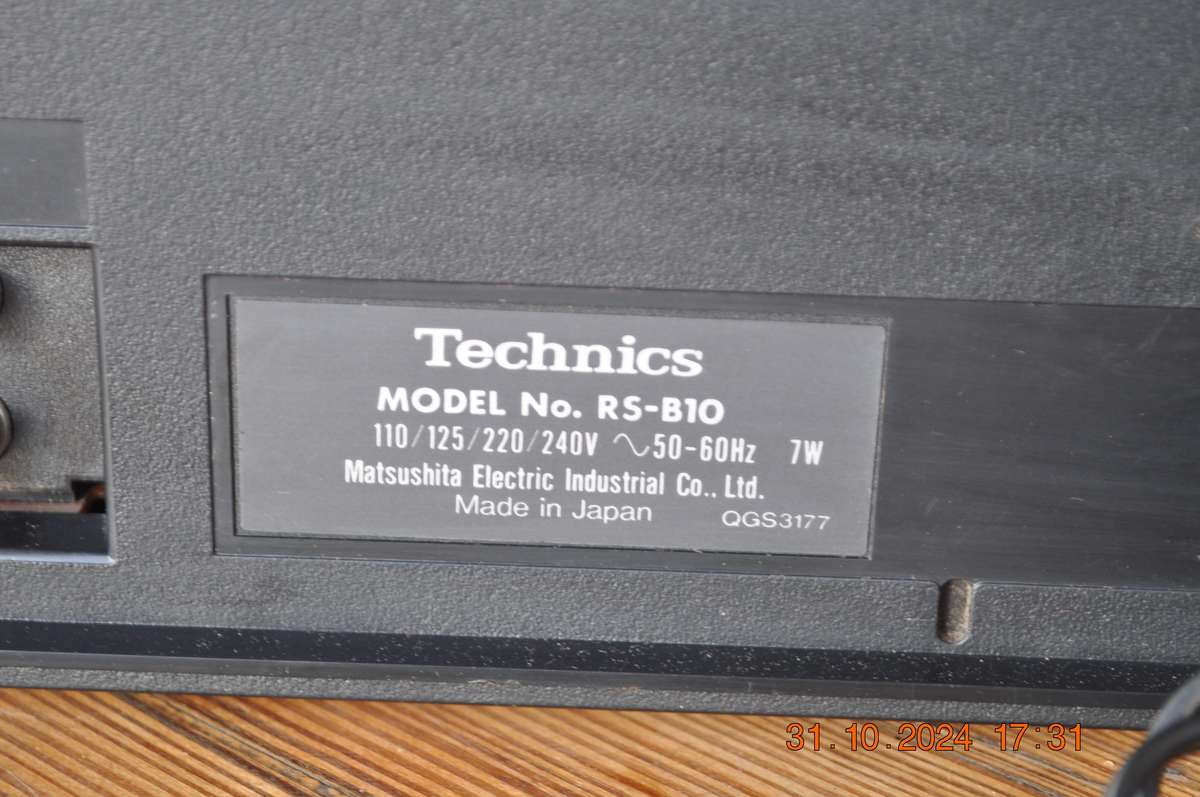 Technics RS-B10 Cassette Tape Deck