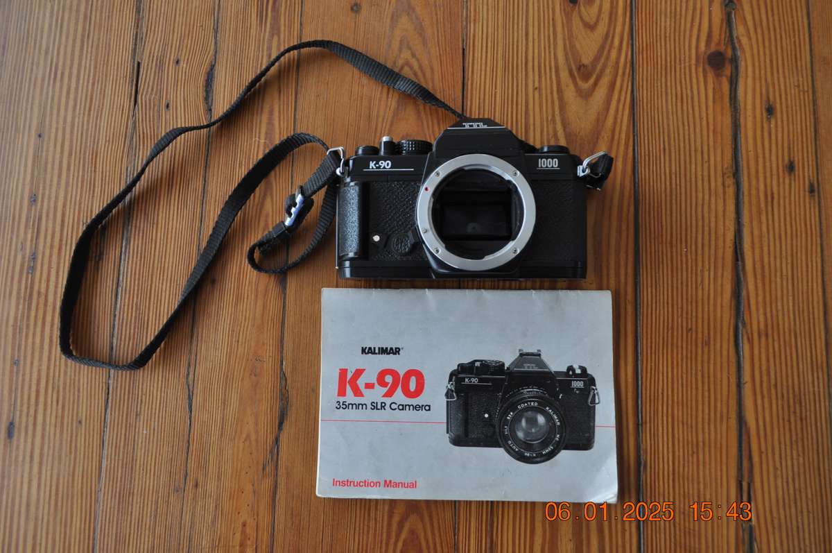 35mm SLR Vintage Kalimar K 90 35mm Film Camera selling As Is Was 35mm-slr-vintage-kalimar-k-90-35mm-film-camera-selling-as-is-was