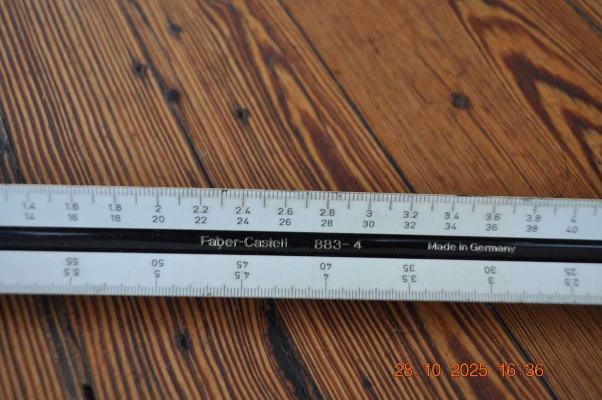 Vintage Faber-Castell 883-4 Ruler