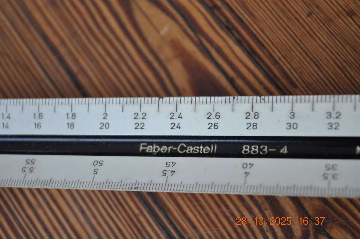 Vintage Faber-Castell 883-4 Ruler