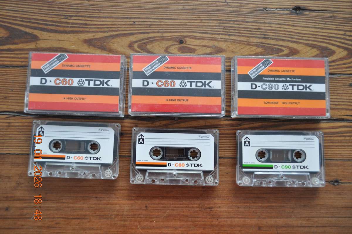 TDK D C60 x 2 D-C90 Audio Cassettes