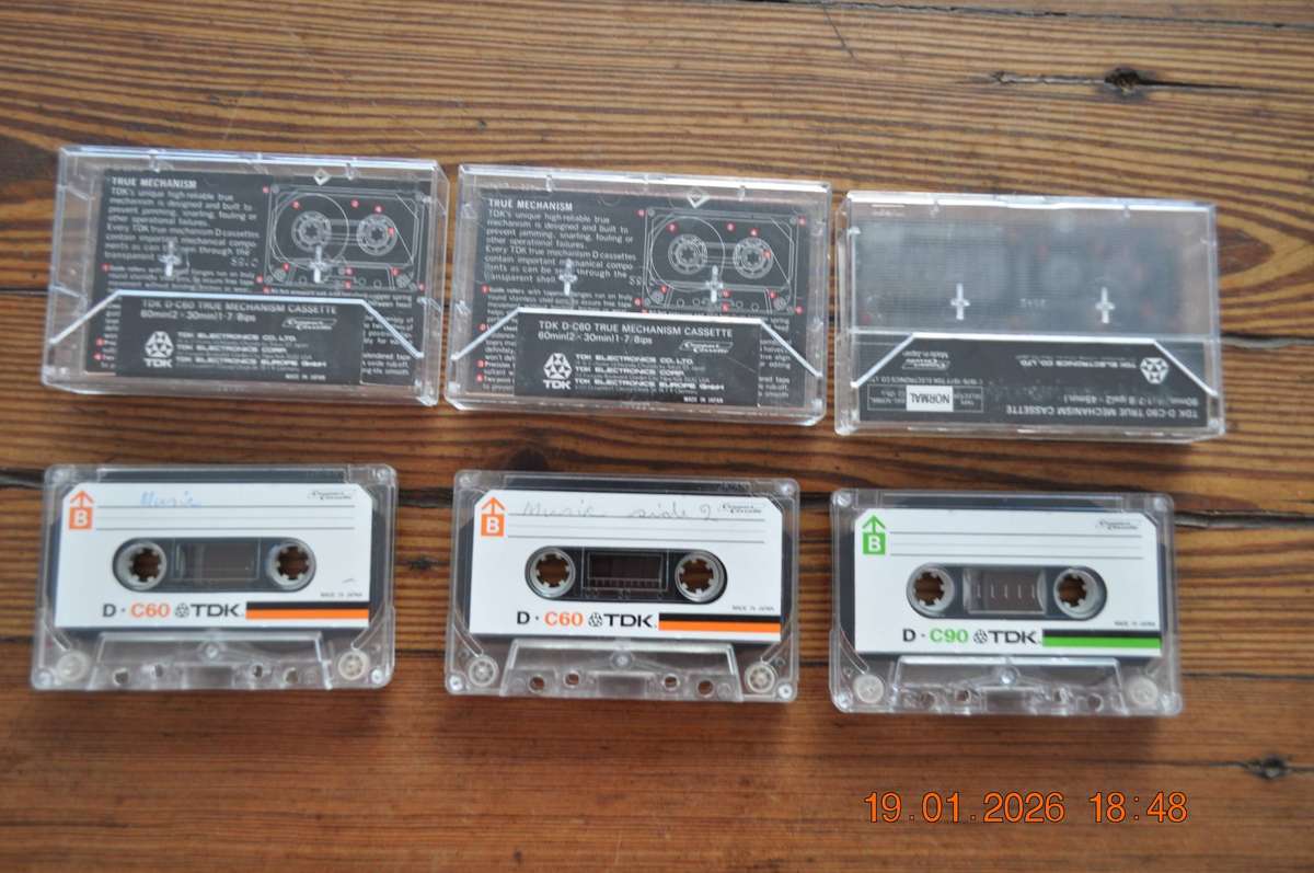 TDK D C60 x 2 D-C90 Audio Cassettes