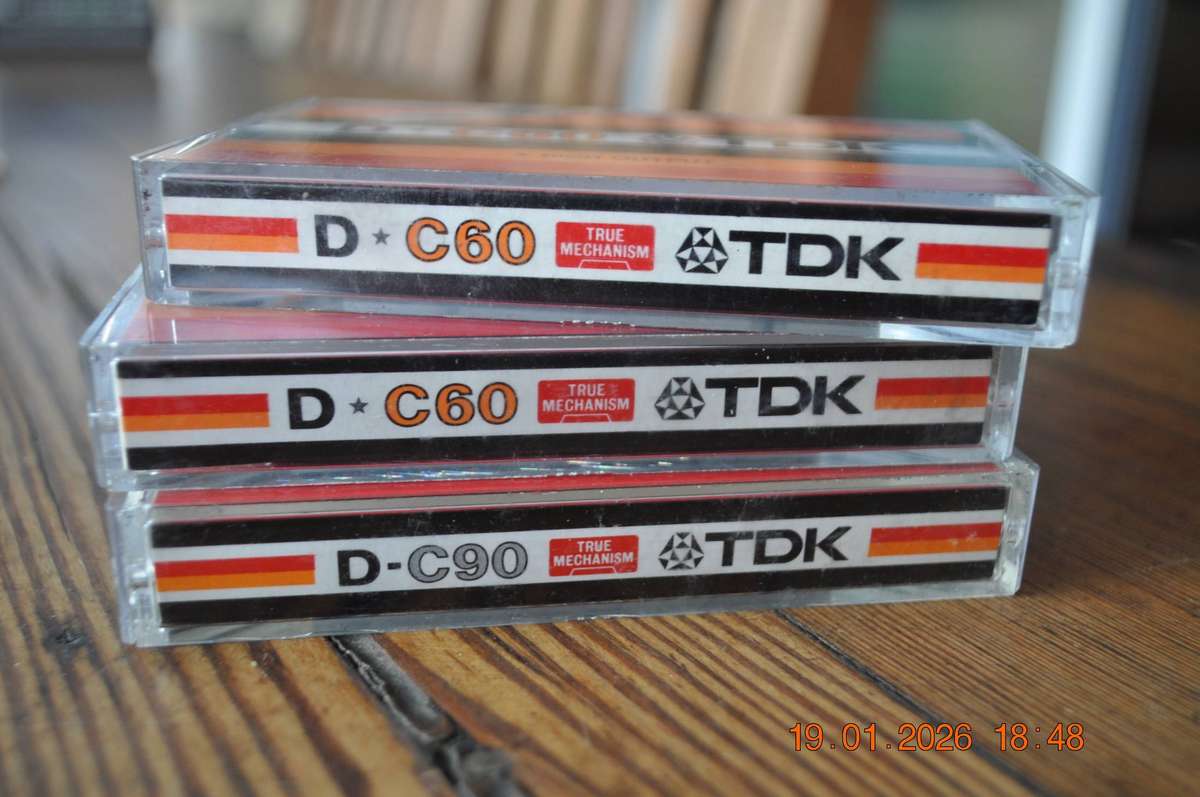 TDK D C60 x 2 D-C90 Audio Cassettes