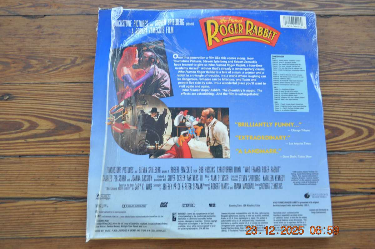 Who Framed Roger Rabbit Laserdisc