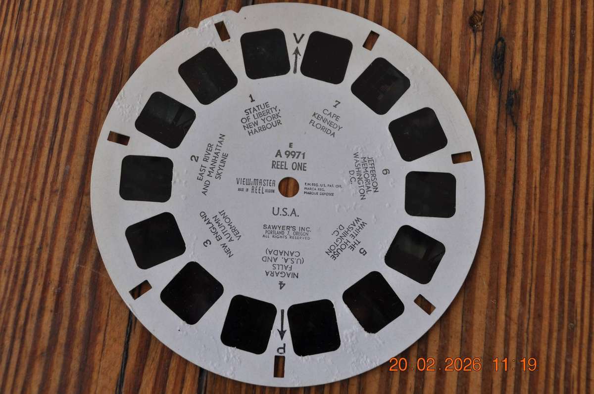 Vintage View-Master Reels x3 USA