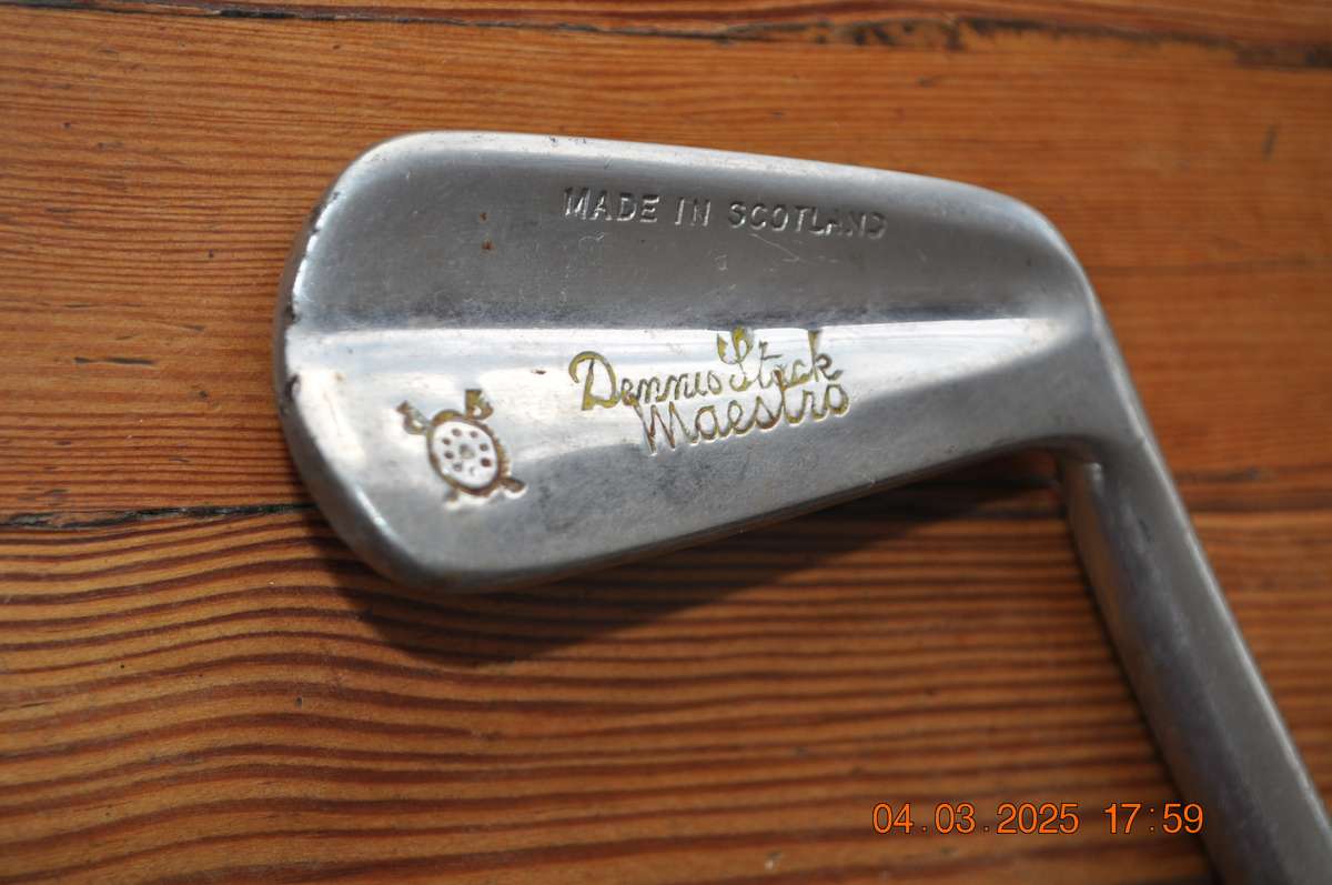 Vintage Dennis Stick 3 Iron Golf Club