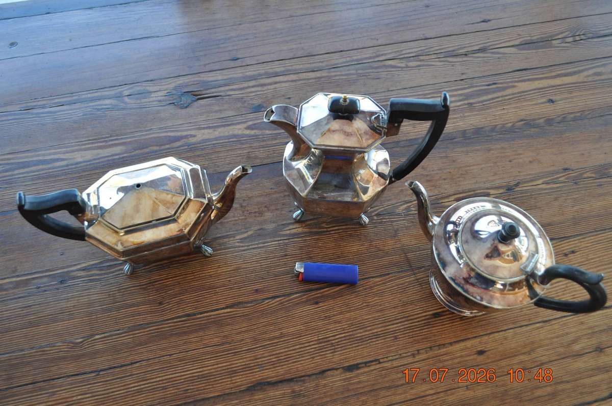 Teapot Set Silver Plated