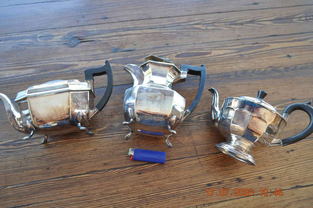 Teapot Set Silver Plated