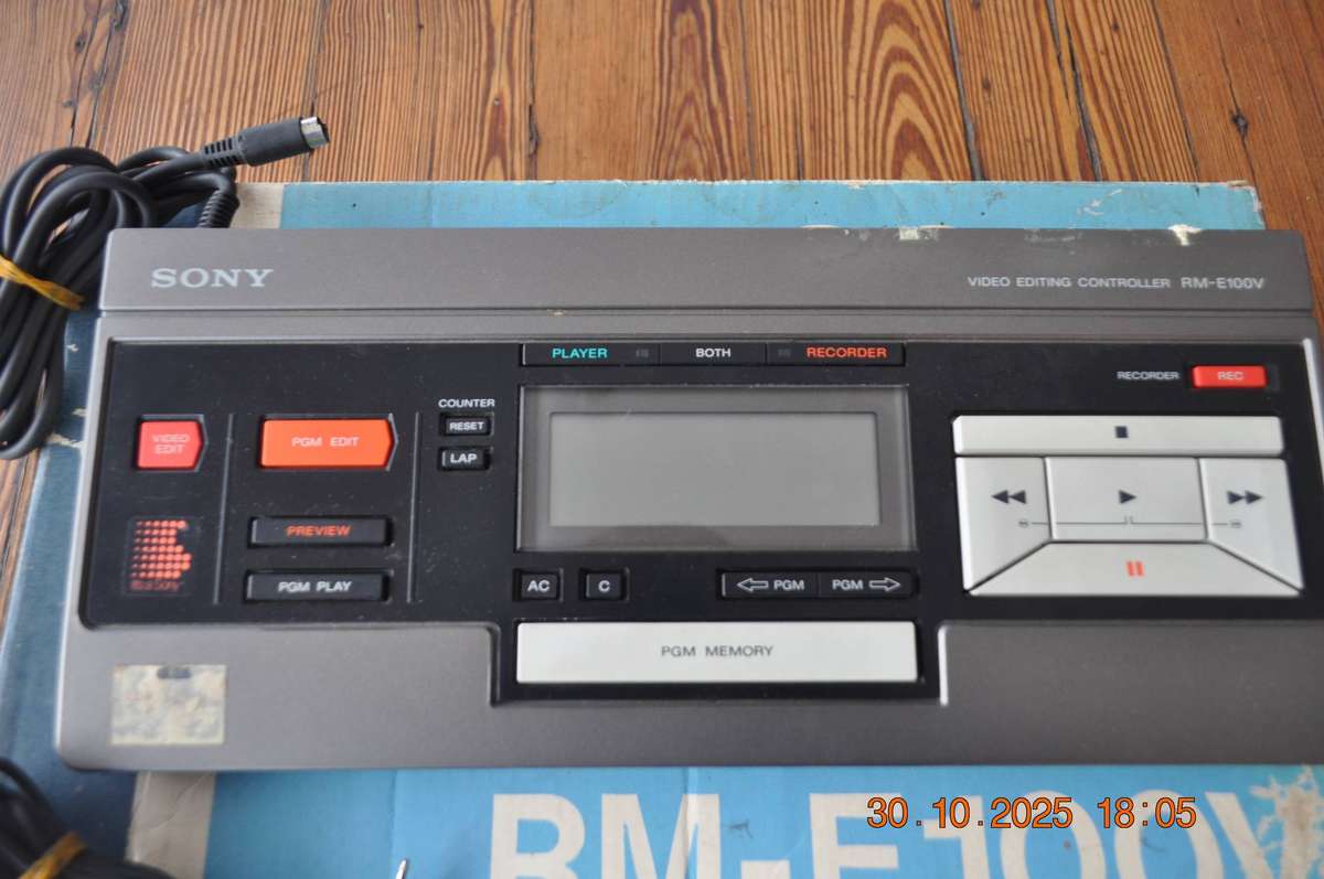 Vintage Sony Video Editing Controller (not tested)