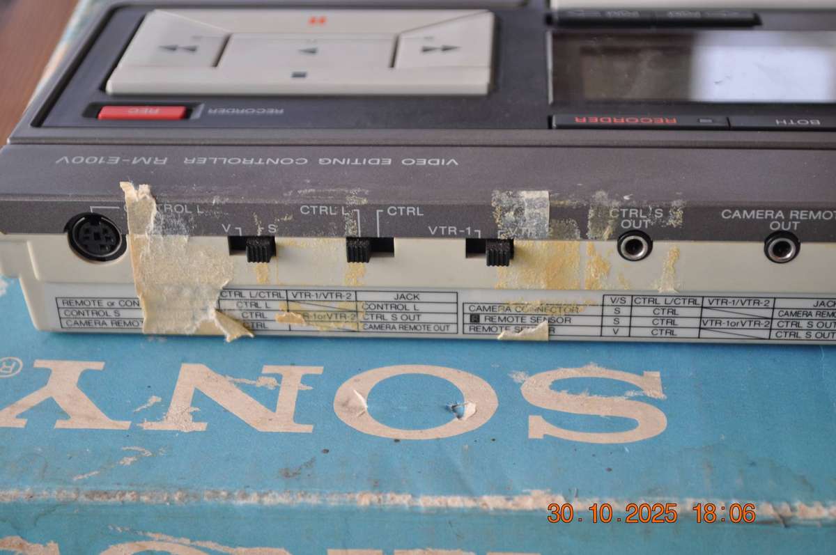 Vintage Sony Video Editing Controller (not tested)