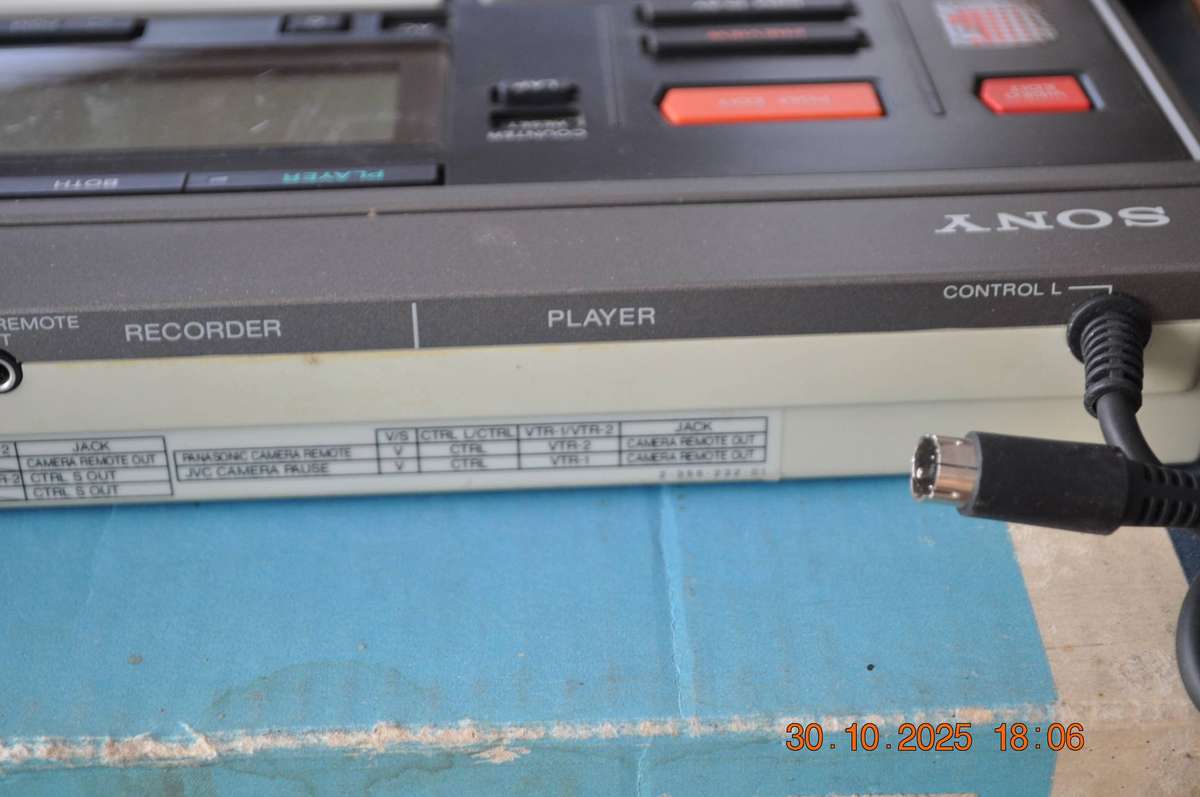 Vintage Sony Video Editing Controller (not tested)