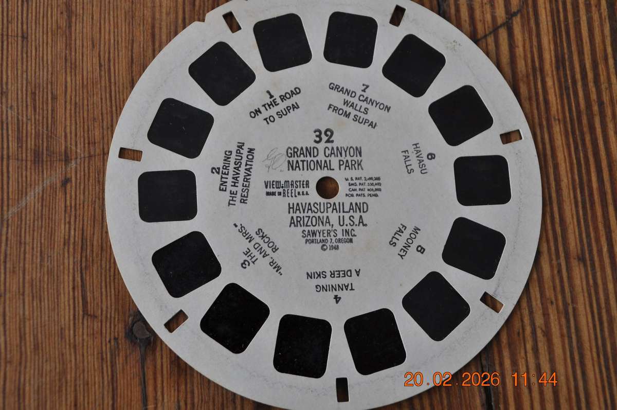 Vintage View-Master Reel Grand Canyon National Park 3 Reels