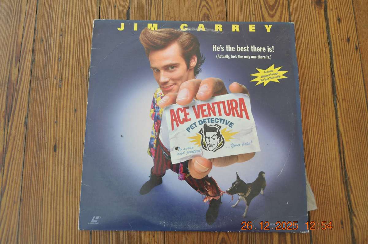Ace Ventura Pet Detective Jim Carrey Laserdisc