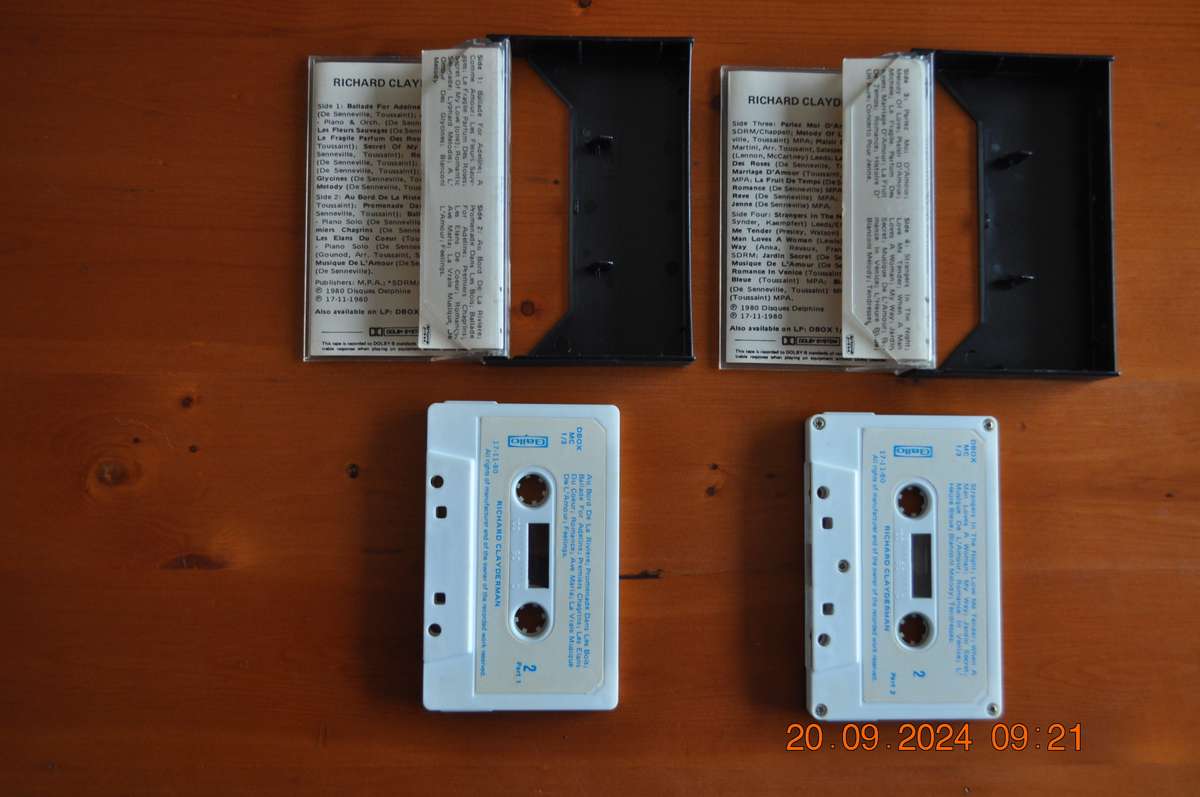 Richard Clayderman - Part 1/Part 2 (Double Cassette)