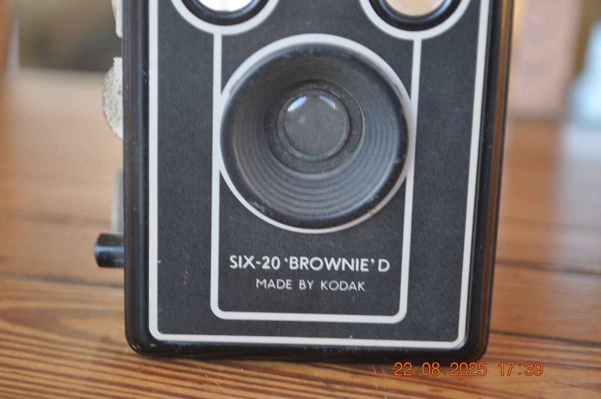 Vintage Brownie Six-20 Model D Box Film Camera