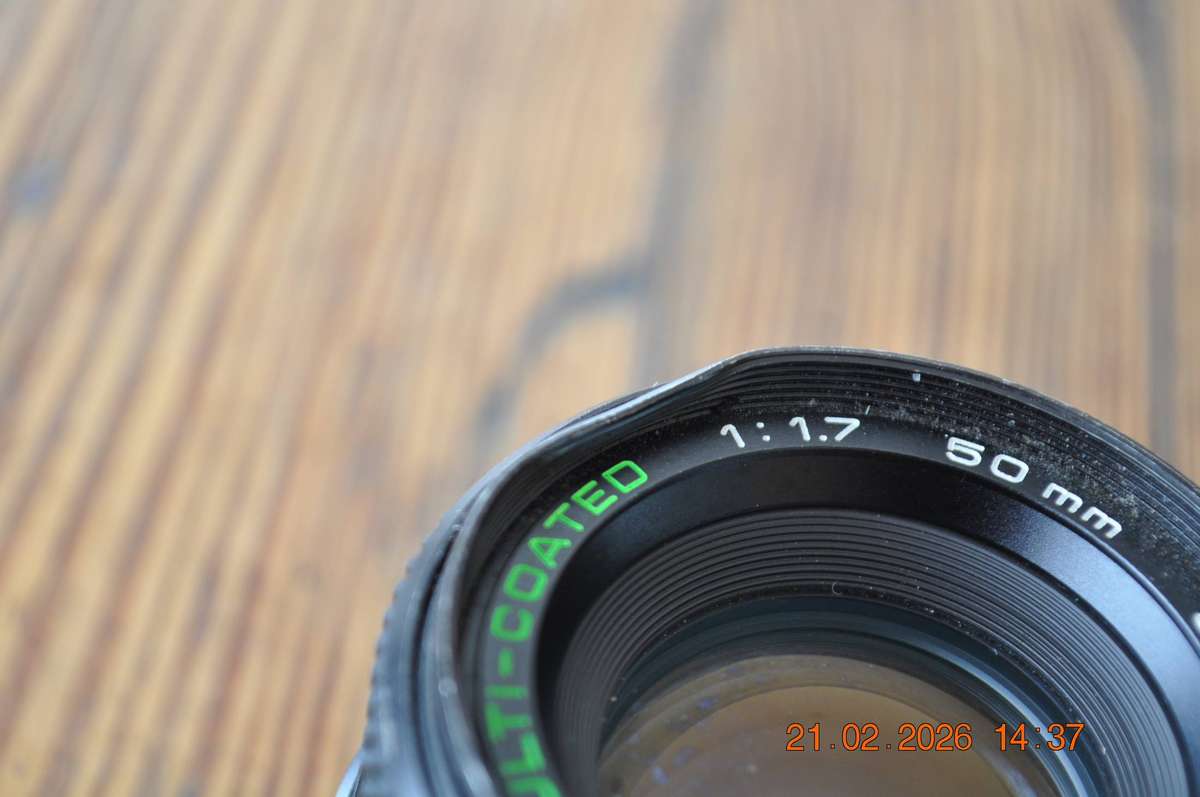 Auto Chinon 50mm 1 1.7 Camera Lens (pentax mount)