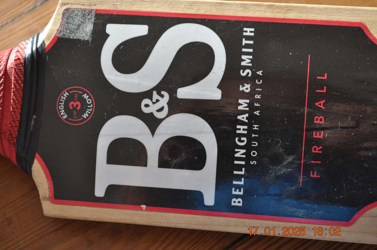 BS Fire Ball English Willow Size 4 Cricket Bat