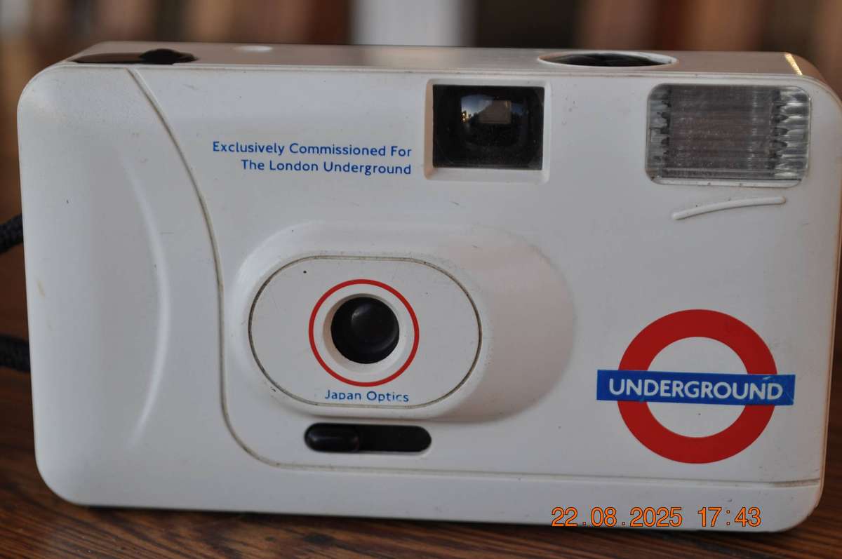 Vintage London Underground 35mm Film Camera