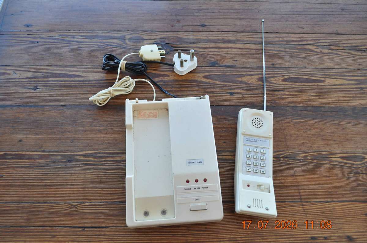 Vintage Cordless Telephone (for display)