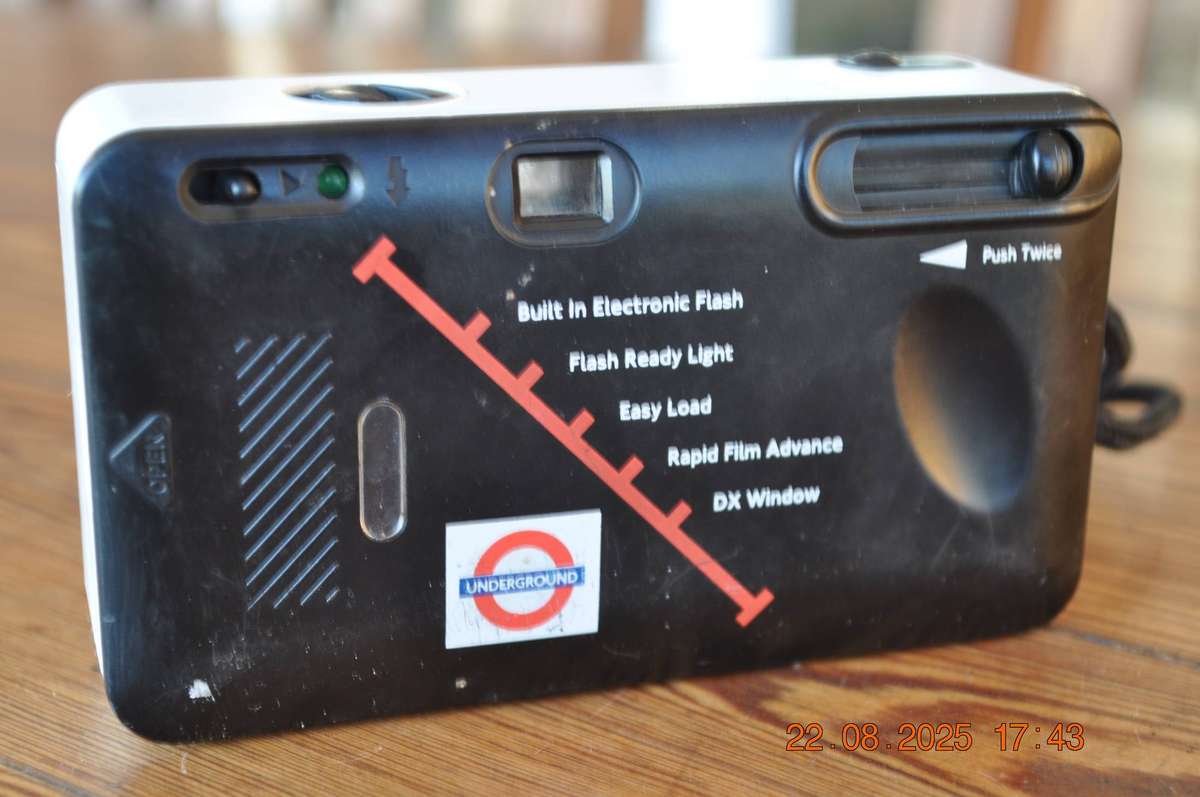 Vintage London Underground 35mm Film Camera