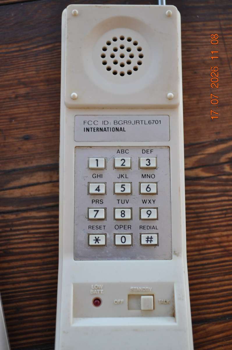 Vintage Cordless Telephone (for display)