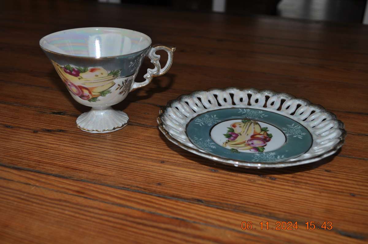 Vintage Sadler Teapot With Cup And Saucer