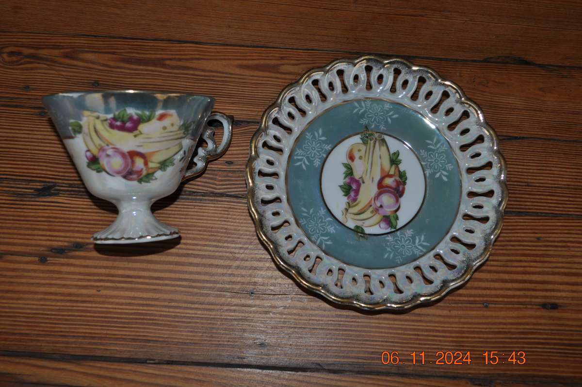 Vintage Sadler Teapot With Cup And Saucer