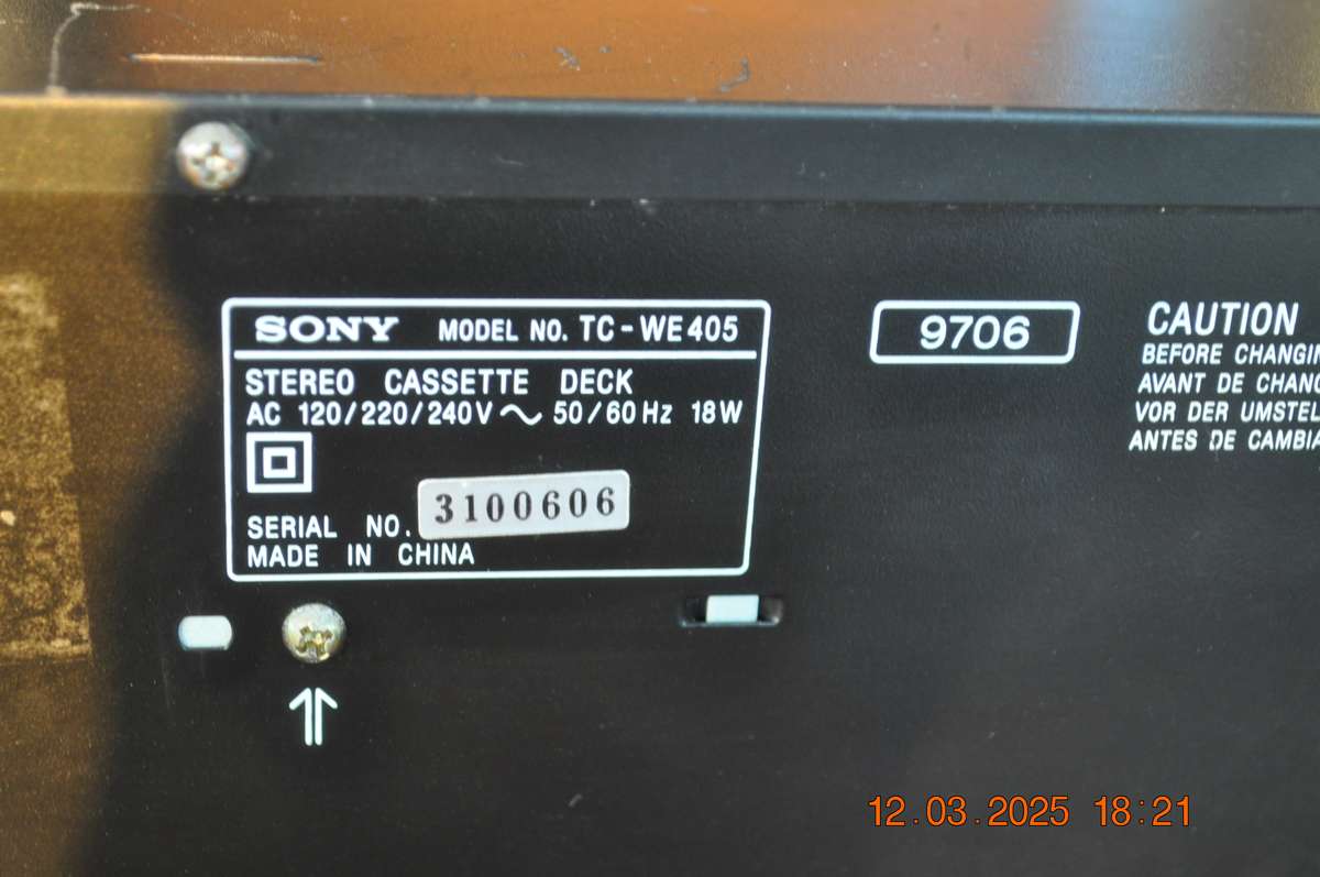 Sony Double Stereo Cassette Player